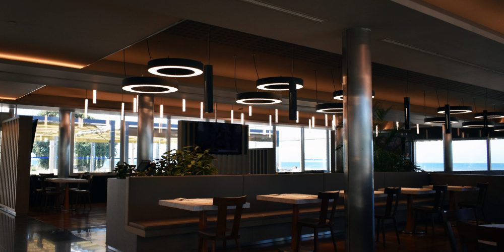 projeto de iluminação de restaurante | diseño de iluminación para restaurantes